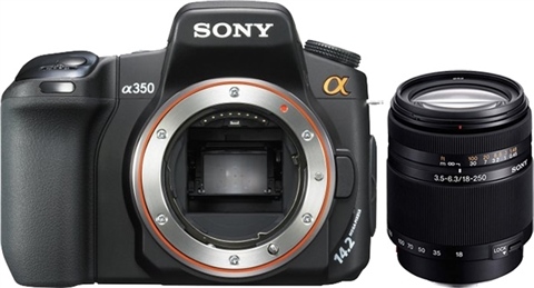 Sony Alpha 350 DSLR-A350 + 18-250mm, A - CeX (MY): - Buy, Sell, Donate