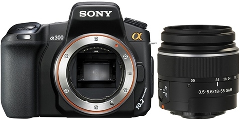 Sony Alpha 300 DSLR-A300 10.2M + 18-55mm, A - CeX (MY): - Buy, Sell, Donate