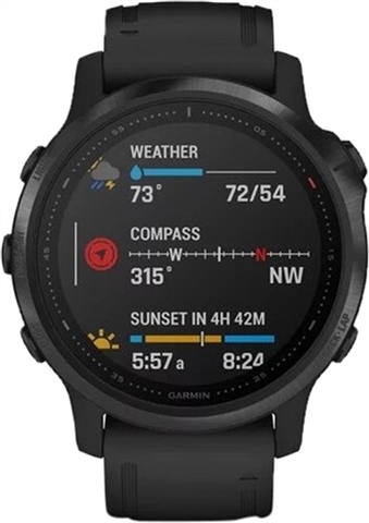 Upscreen Pellicola Protettiva Hybrid Glass Per Garmin Fenix 6S Pro – Durezza 9H, Anti-impronte, Kit Di Montaggio Incluso