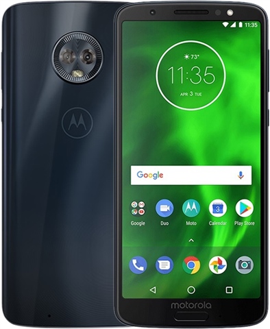 Motorola Moto G6 (XT1925) Dual Sim 32GB Deep Indigo, Unlocked C - CeX ...