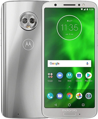 Motorola Moto G6 (XT1925) Dual Sim 32GB Silver, Unlocked C - CeX (MY ...