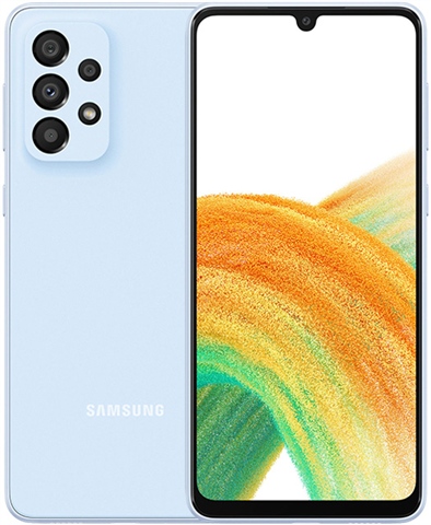 Samsung Galaxy A33 5G Dual Sim (8GB+128GB) Awesome Blue, Unlocked C ...